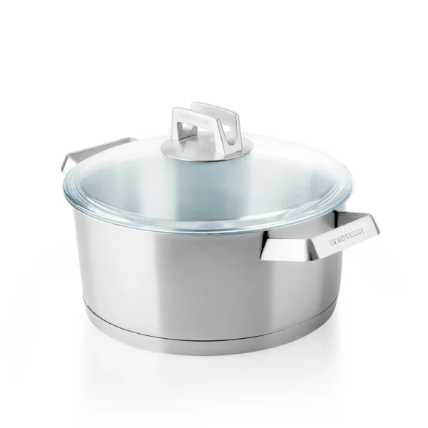 Pot 24cm 4.4L, with lid, Stainless steel 18/10 - Image 2