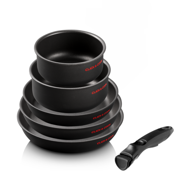 Roast and cookware set, CLICK & COOK - 6 parts