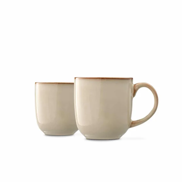 Mugs 470ml, Set of 2, beige, ART CERAMICS