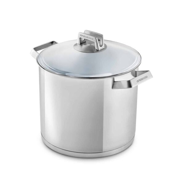 Deep pot 24cm, 8.0L, with lid, Stainless steel 18/10