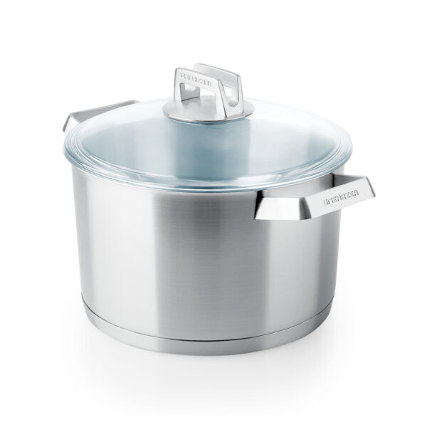 Pot 24cm 6.0L, with lid, Stainless steel 18/10 - Image 2