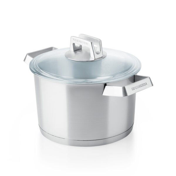 Pot 20cm 3.5L, with lid, Stainless steel 18/10