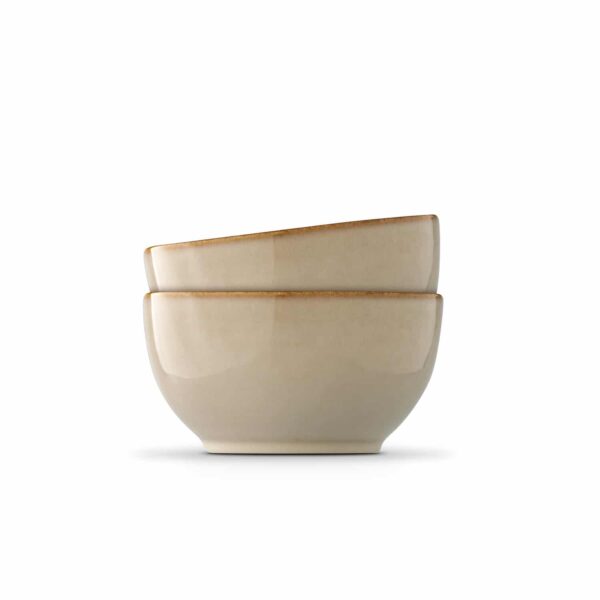 Bowls 14cm, Set of 2, beige, ART CERAMICS - Image 2