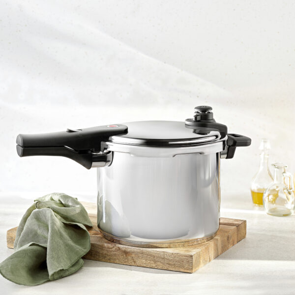 Pressure cooker 24cm, 8.0L, Stainless steel 18/10 - Image 4