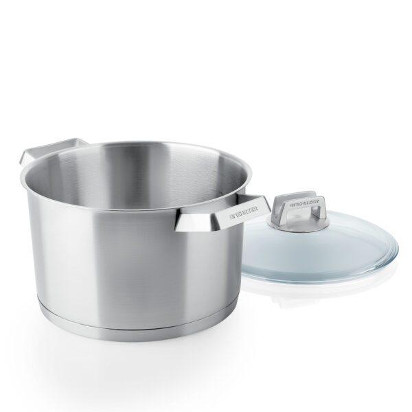 Pot 24cm 6.0L, with lid, Stainless steel 18/10