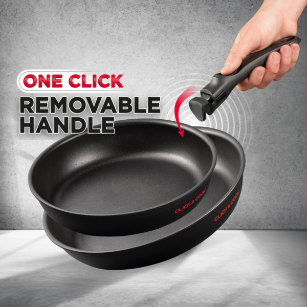 Frying pan SET, CLICK & COOK - 3 parts - Image 2