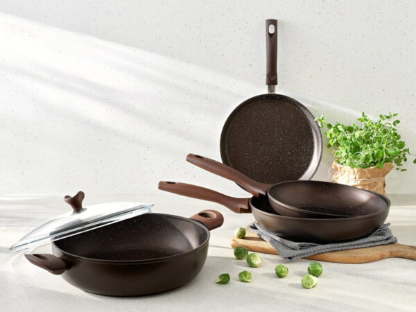 Frying pan/deep frying pan 28cm, STONE STRONG